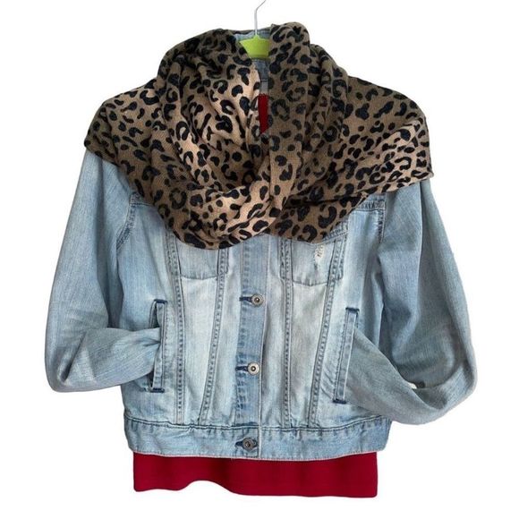 Cheetah Print Infinity Scarf - Bid Now = Discounted Shipping - Picture 2 of 8